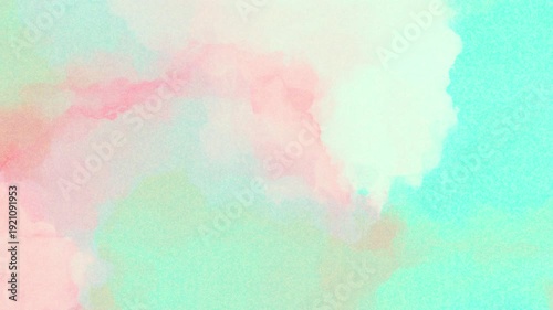 Wallpaper Mural Subtle cyan and pink stained grainy abstract background seamless loop. Digital animation. Torontodigital.ca