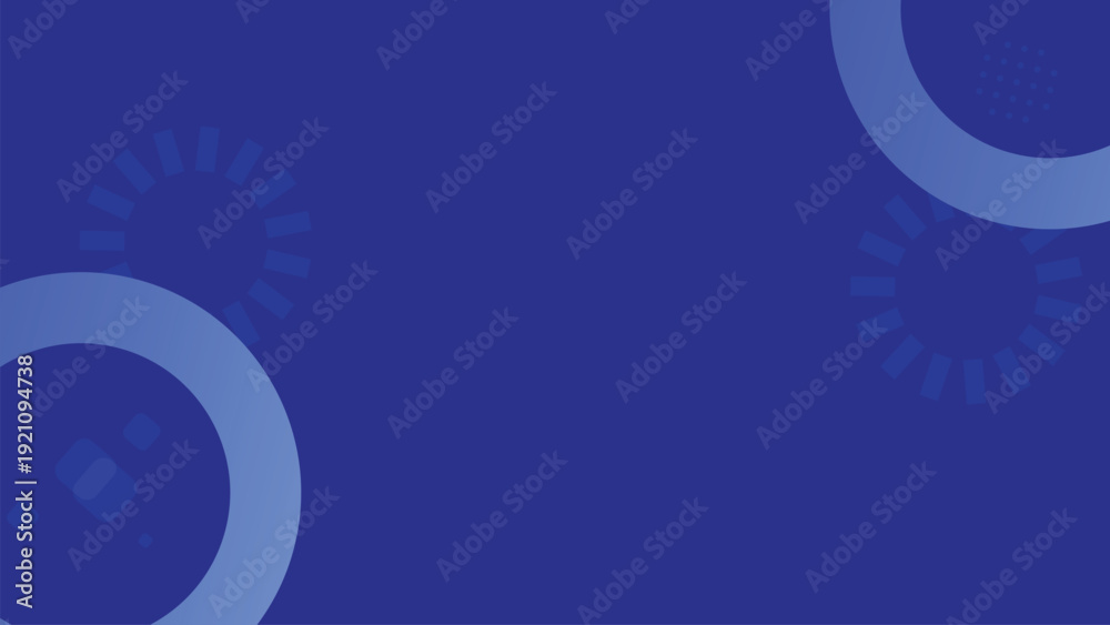 Fototapeta premium Blue background light blue circles geometric