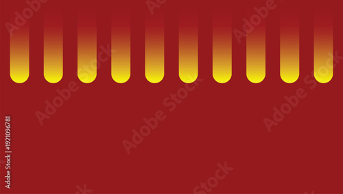 Red Yellow Gradient Capsules Pattern