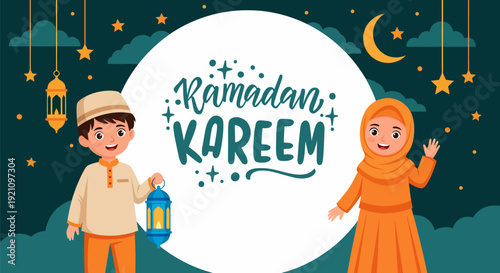 Children Celebrating Holy Month