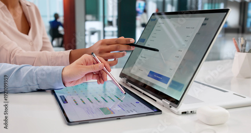 . A Woman With A Laptop