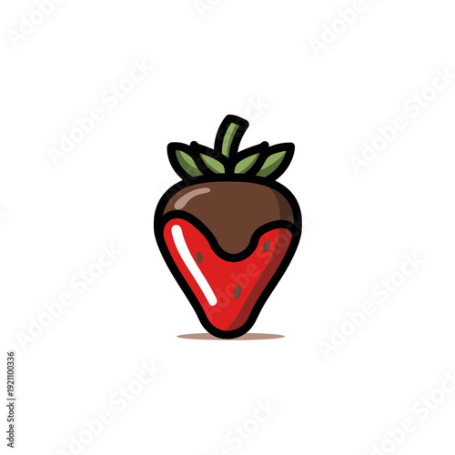 Chocolate Dipped Strawberry Icon