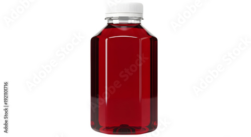 Wallpaper Mural Red sports drink in clear plastic bottle with white cap Torontodigital.ca