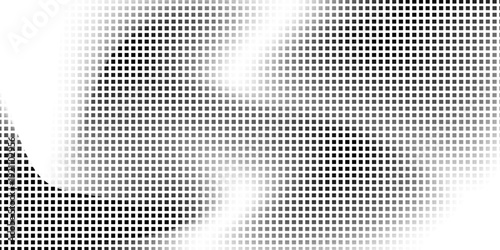 Abstract black dot on white background mesh. Texture pop art dots