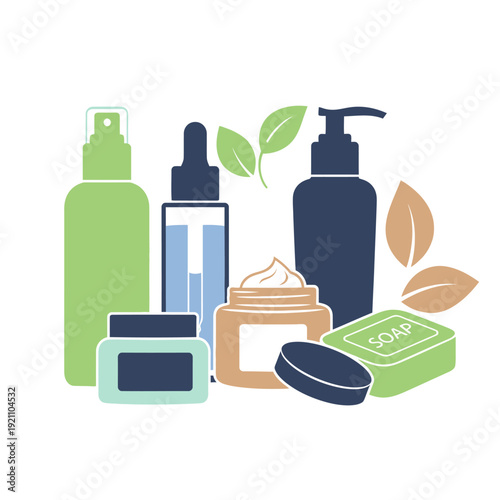 Anatomical illustration of a female reproductive system within a torso