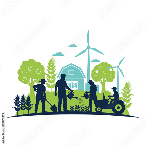 A silhouette holds a red and black flag with symbols of resistance