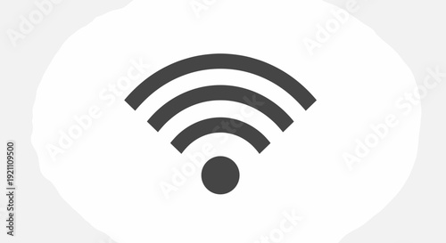 WiFi Signal Icon Symbol Wireless Connectivity.