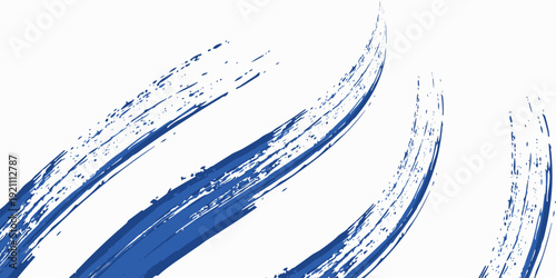 Abstract Blue and White Grunge Background with Halftone Style. Brush Stroke Illustration for Banner, Poster or Sports, Modern, Vector Illustration.