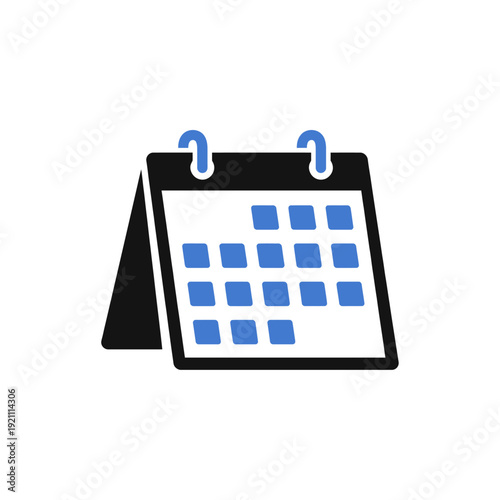 Calendar icon, appointment and schedule symbol for web and mobile apps