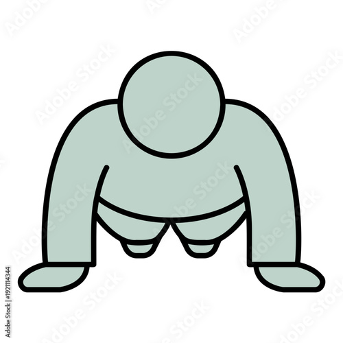 person doing push-ups
