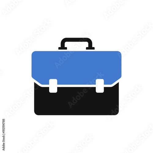 Briefcase icon isolated on white background, briefcase vector design