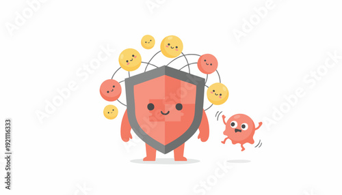 Cybersecurity Shield: Friendly Digital Guardian Protecting Corporate Networks from Online Threats