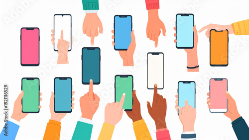 Flat Touch Screen Gesture Collection for Mobile UI Interaction Design