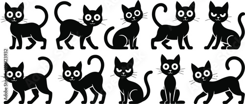 Cat behavior chart ten posture examples