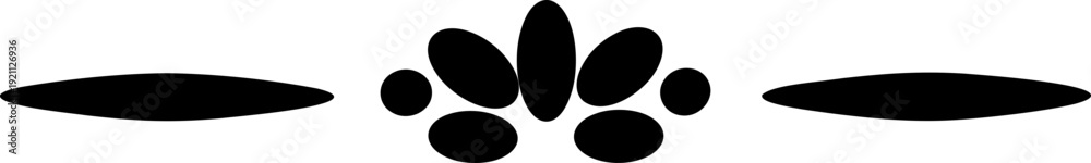 Fototapeta premium Hand drawn ornament arrow shape element