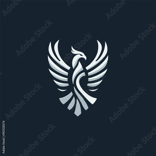 Heraldry Phoenix Logo