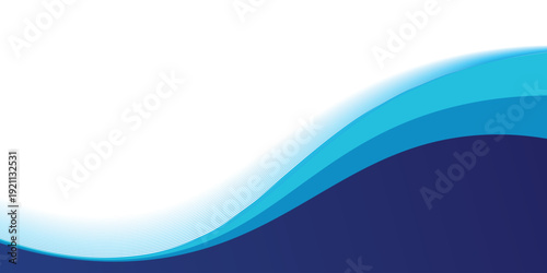 Curved Header and Footer Element. EPS 10