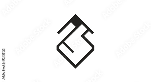 Simple Handshake Logo Icon Design Element.