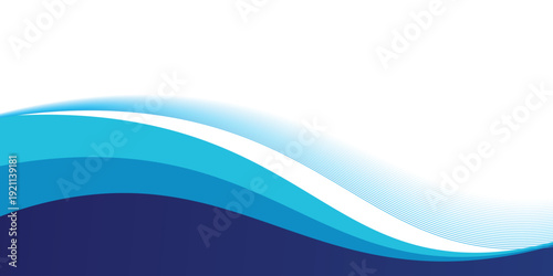 Curved Header and Footer Element. EPS 10