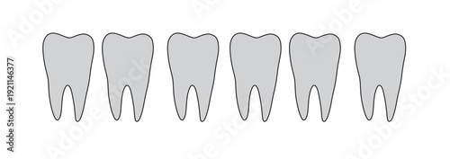picture of teeth in a row. This picture is to commemorate International Oral Health Day.