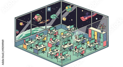 Pioneering Global Tech Solutions from a Cosmic Office: Embracing Limitless Innovation