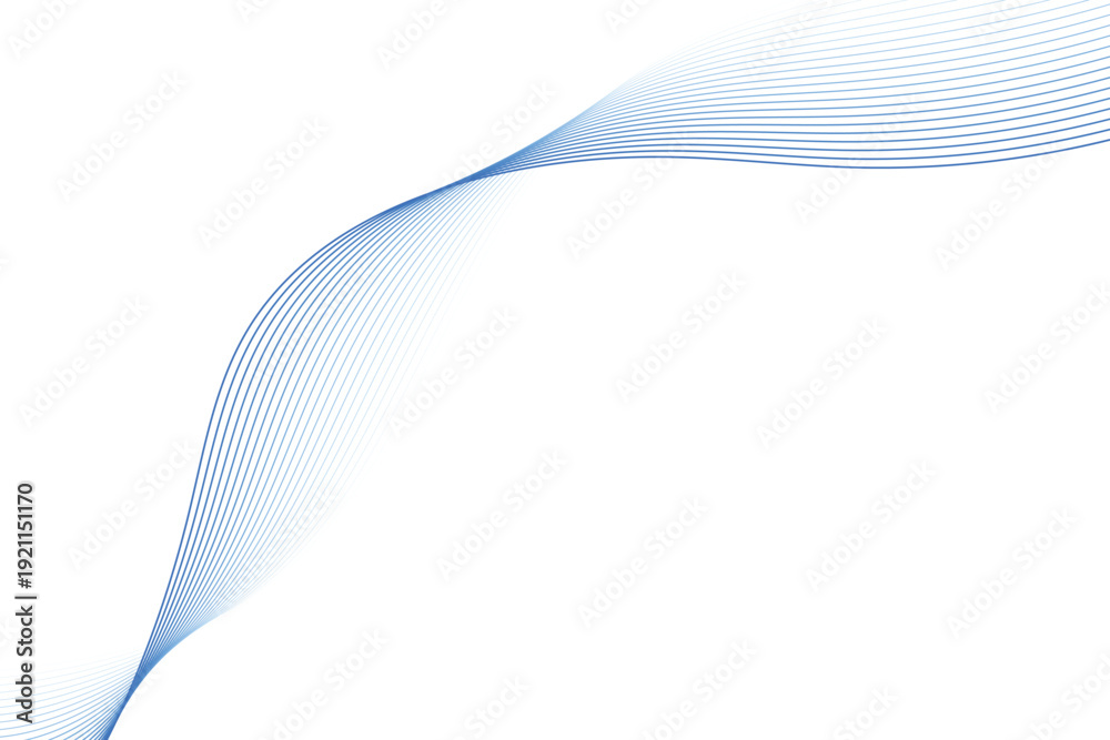 Fototapeta premium abstract blue wave background