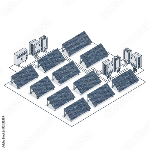 Solar Panels Installation on Buildings.