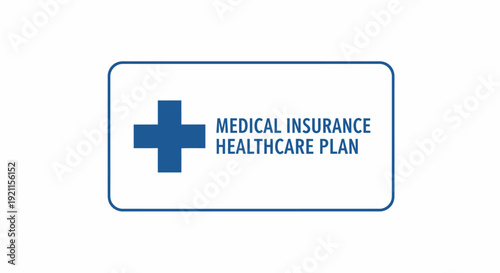 Medical Insurance Healthcare Plan Logo Design.