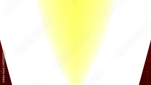 Bright Light Beams Shining Downwards Intensely.