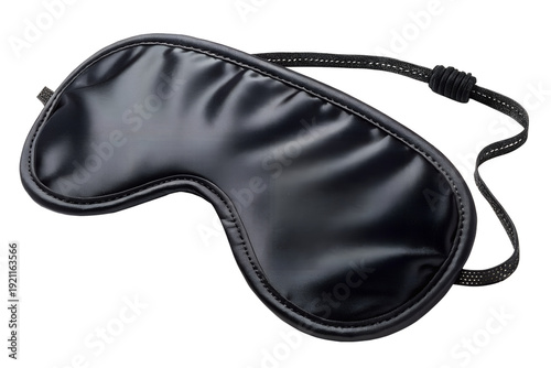 Black leather female bag isolated on white background