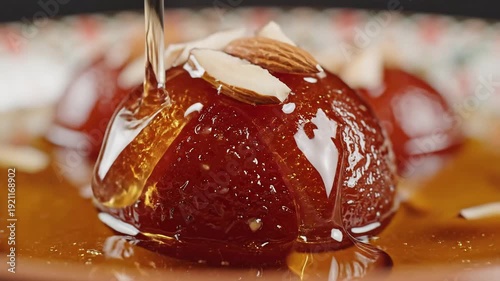 Gulab Jamun Indian Dessert Sweet.