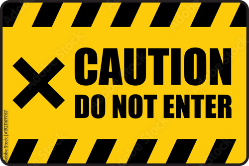 do not enter sign posters vinyl stikers any type of design & sizes