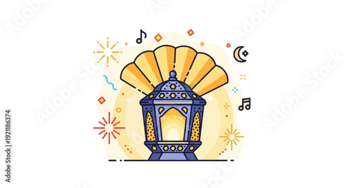 A detailed vector file illustration showcasing a variety of elements