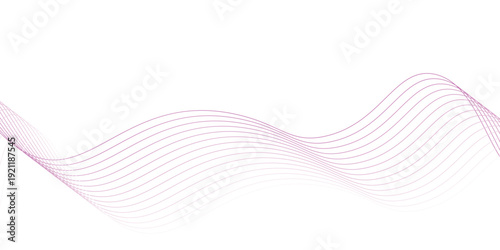 White abstract background and pink line. vector ilustration eps10