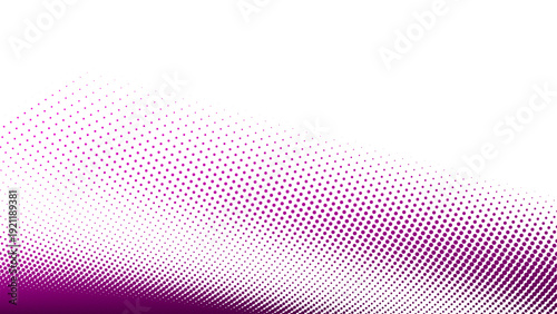 Dark Purple Gradient with Halftone Dot Abstract Background in Modern Minimal Digital Design