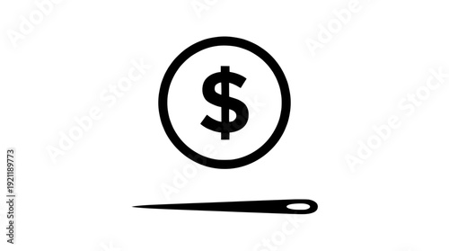 Inflation Economic Crisis Price Increase Bubble Icon Vector