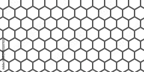 Seamless yellow honeycomb vector illustration featuring a geometric hexagonal grid pattern and orange bee cell texture for a modern seamless wallpaper design