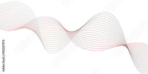 An abstract blue wave background vector illustration features a digital pattern of flowing lines and curved shapes to create a creative motion texture for a modern technology wallpaper backdrop