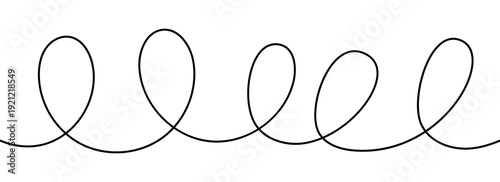 Fun, abstract, wavy squiggle cable.