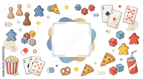 Game Night Flyer Template – Social Gathering Invitation Poster