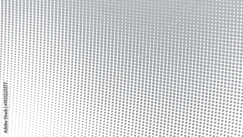 Light Grey Gradient with Halftone Dot Abstract Background in Modern Minimal Digital Style Design