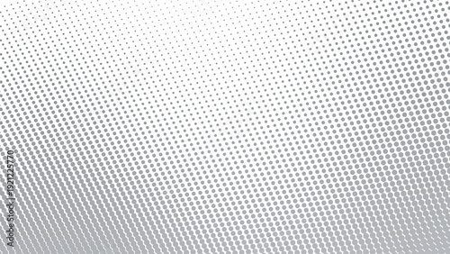Light Grey Gradient with Halftone Dot Abstract Background in Modern Minimal Digital Style Design