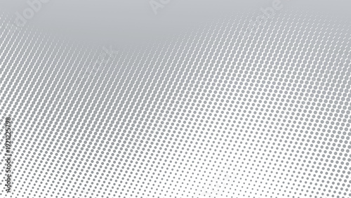 Light Grey Gradient with Halftone Dot Abstract Background in Modern Minimal Digital Style Design