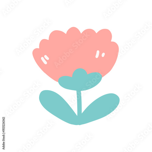 Flower graphic design vector illustration