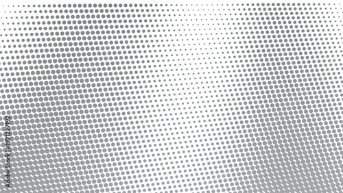 Light Grey Gradient with Halftone Dot Abstract Background in Modern Minimal Digital Style Design