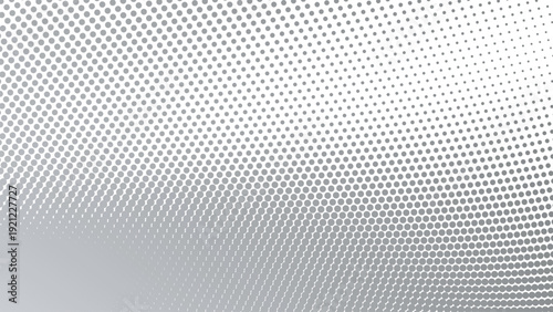 Light Grey Gradient with Halftone Dot Abstract Background in Modern Minimal Digital Style Design