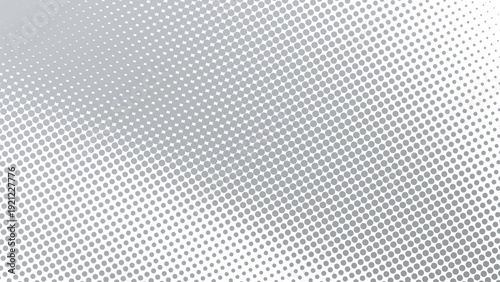 Light Grey Gradient with Halftone Dot Abstract Background in Modern Minimal Digital Style Design