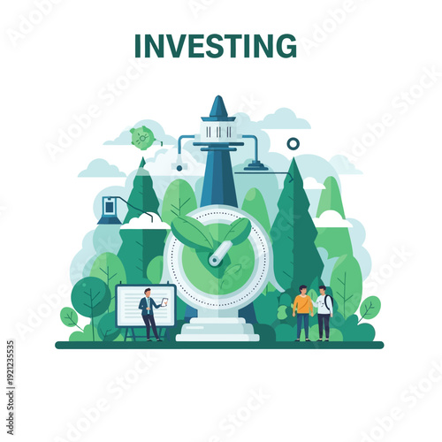 Investing in a sustainable future with green finance and ethical investments.