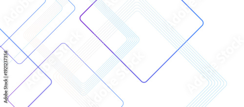 Abstract lines background with colorful square geometric shapes. Modern technology design background for project presentation template.