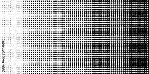 Background with black dots - stock vector. Basic halftone dots effect in black and white color. Halftone effect. Dot halftone. Black white halftone.modern dots arts, vector eps10
